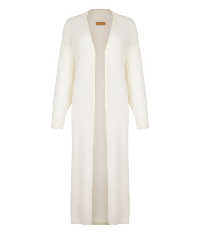 Cardigan lungo in Cashmere Ultrafine