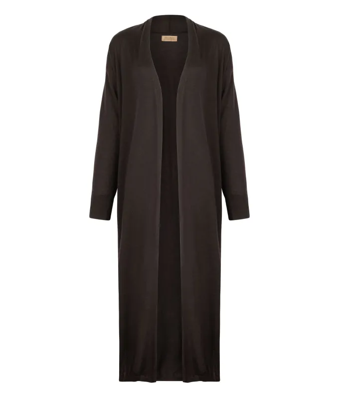Cardigan lungo in Cashmere Ultrafine