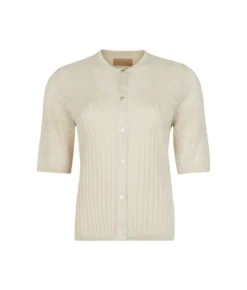 Cardigan trafori lamè
