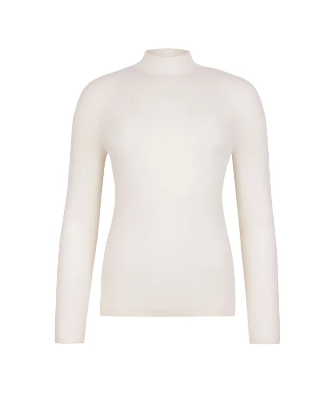 Dolcevita a costina in Cashmere Ultrafine