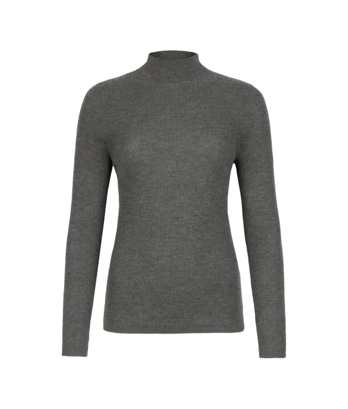 Dolcevita a costina in Cashmere Ultrafine