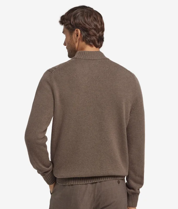 Dolcevita con motivo Fisherman in Cashmere Ultrasoft