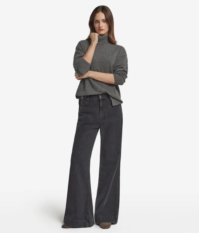 Dolcevita con spacchi in Cashmere Ultrasoft