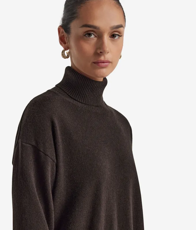 Dolcevita con spacchi in Cashmere Ultrasoft