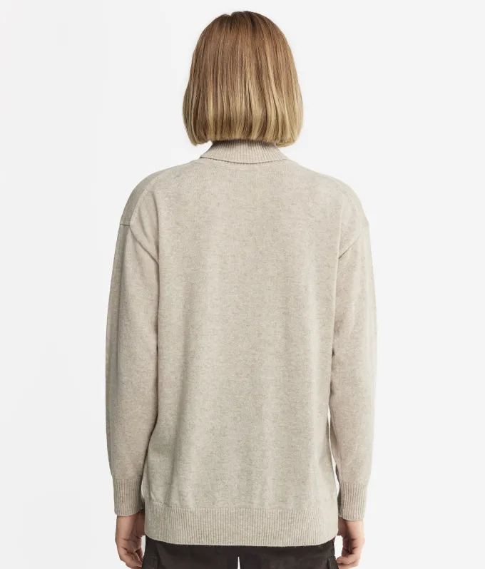 Dolcevita con spacchi in Cashmere Ultrasoft