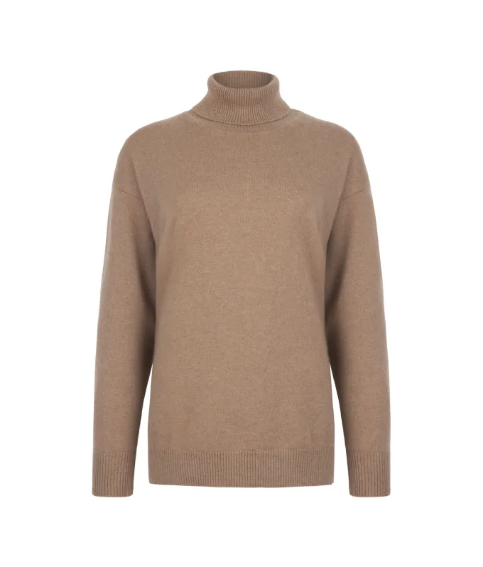 Dolcevita con spacchi in Cashmere Ultrasoft