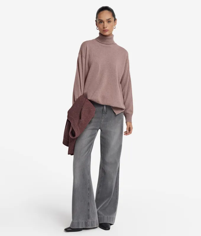 Dolcevita con spacchi in Cashmere Ultrasoft