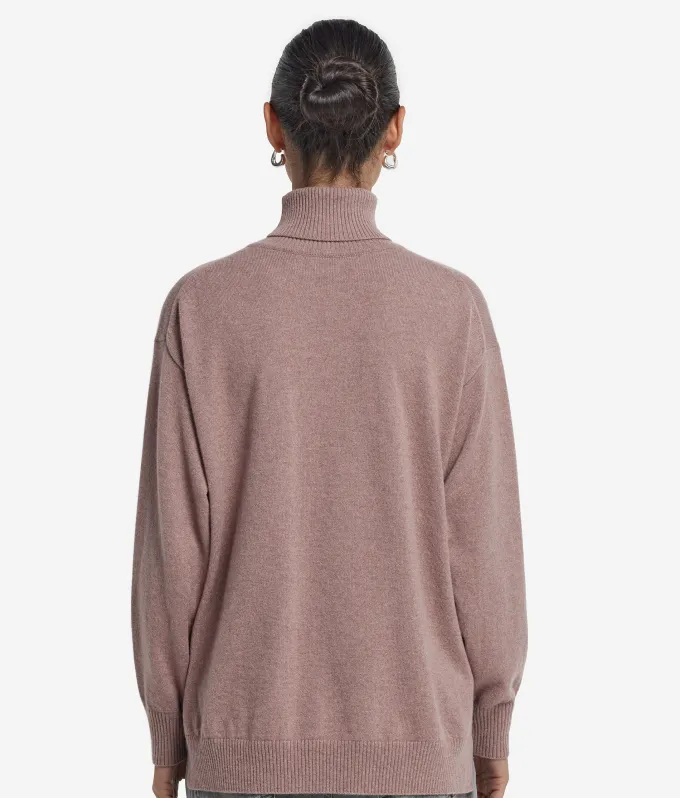 Dolcevita con spacchi in Cashmere Ultrasoft