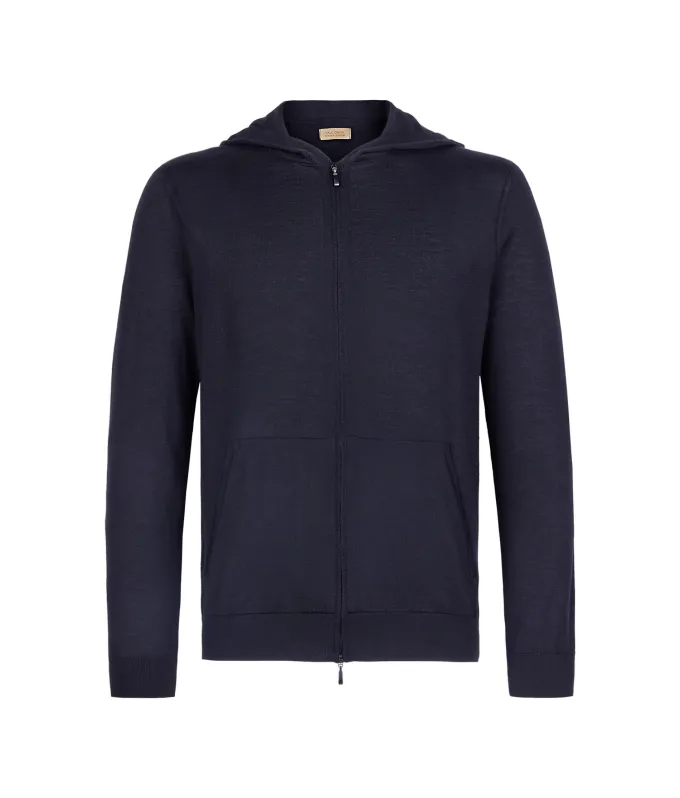 Felpa con cappuccio in Cashmere Ultrafine