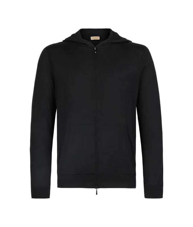 Felpa con cappuccio in Cashmere Ultrafine