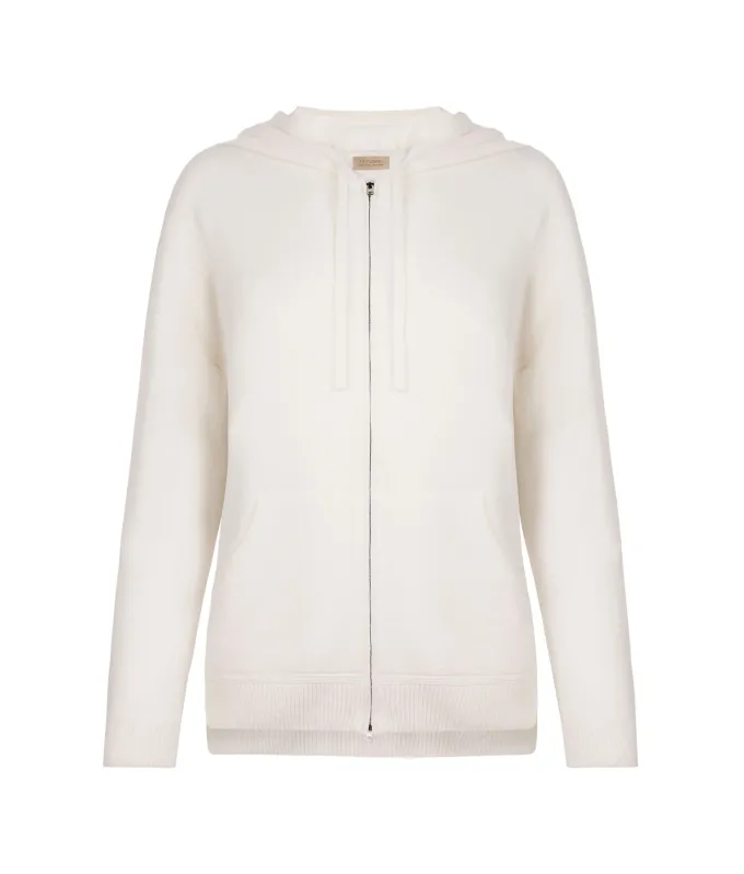 Felpa con cappuccio in Cashmere Ultrasoft