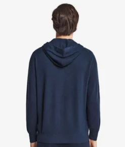Felpa con zip in Cashmere Ultrasoft