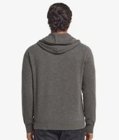 Felpa con zip in Cashmere Ultrasoft
