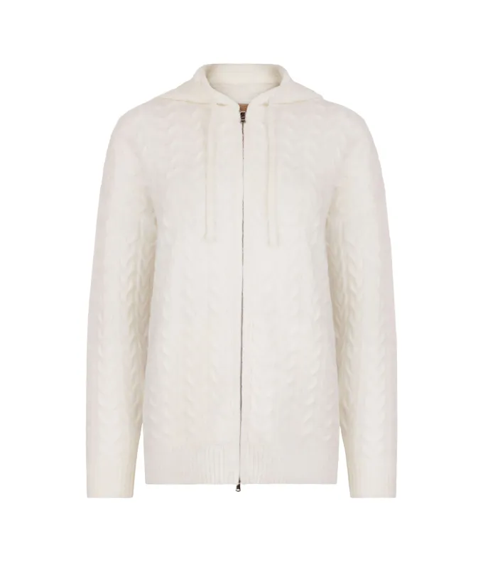 Felpa trecce in Cashmere Ultrasoft