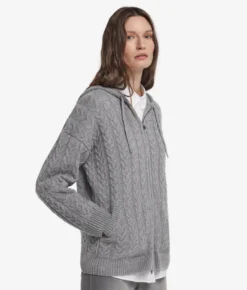 Felpa trecce in Cashmere Ultrasoft