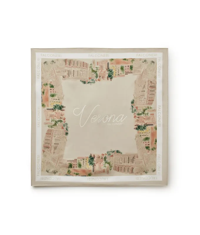 Foulard città in seta