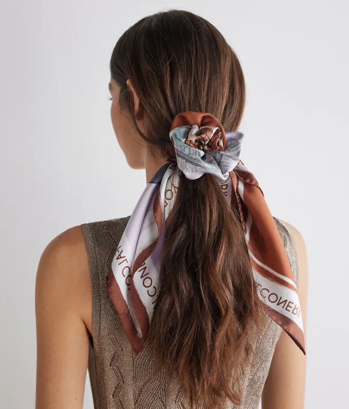 Foulard città in seta