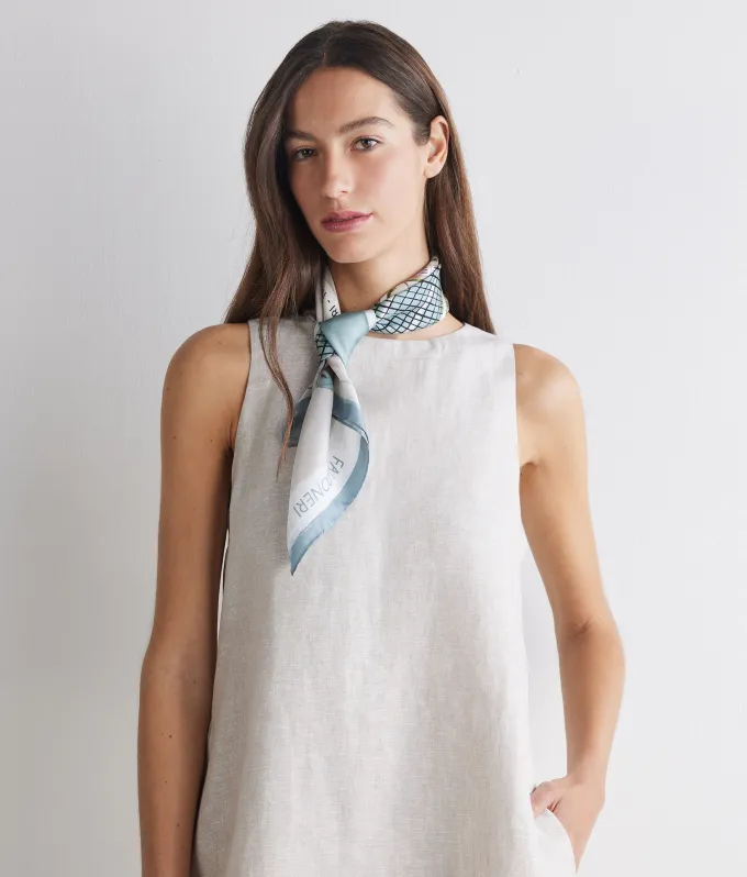 Foulard città in seta