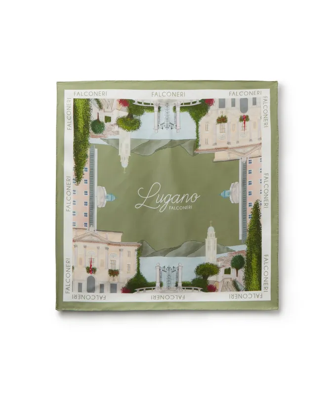 Foulard città in seta