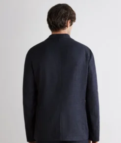 Giacca pied de poule in cashmere seta