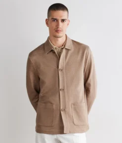 Giacca reversibile in cotone lino
