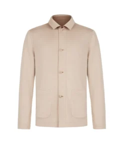 Giacca reversibile in cotone lino