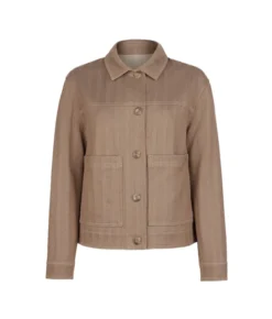 Giacca reversibile in cotone spinato