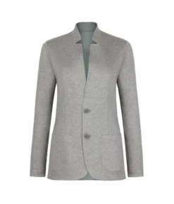 Giacca reversibile in lino e cotone