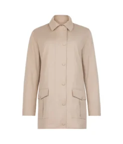 Giacca tecnica in cotone e cashmere