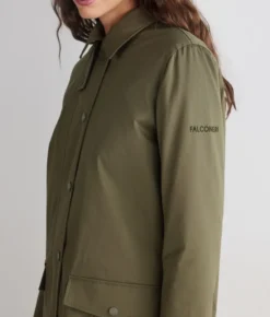 Giacca tecnica in cotone e cashmere
