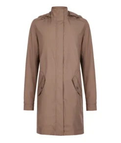 Giacca tecnica lunga con coulisse
