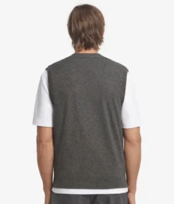 Gilet a coste in Cashmere Ultrasoft