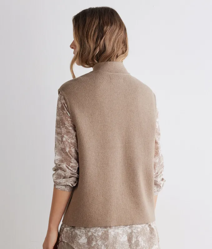 Gilet bomber in Cashmere
