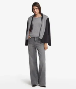 Girocollo a maniche corte in Cashmere Ultrafine