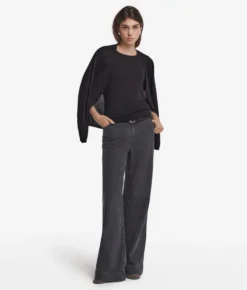 Girocollo a maniche corte in Cashmere Ultrafine