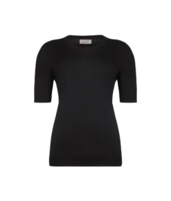 Girocollo a maniche corte in Cashmere Ultrafine