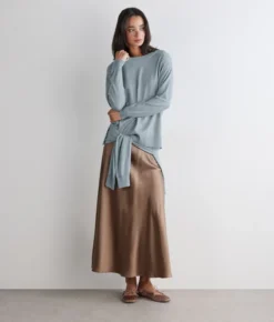 Girocollo con spacchi in Cashmere Ultrafine