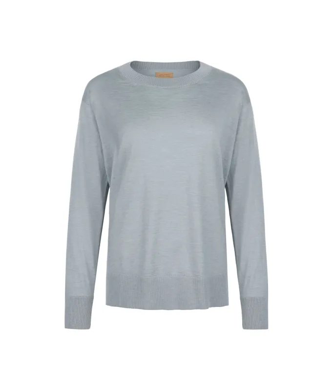 Girocollo con spacchi in Cashmere Ultrafine