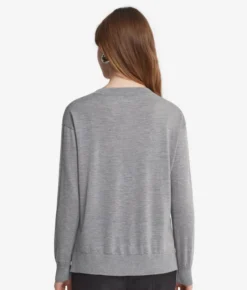Girocollo con spacchi in Cashmere Ultrafine