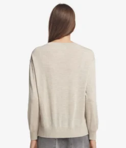 Girocollo con spacchi in Cashmere Ultrafine