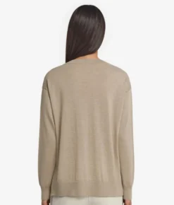 Girocollo con spacchi in Cashmere Ultrafine