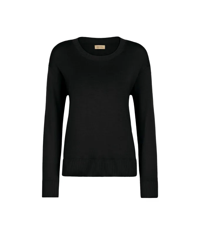 Girocollo con spacchi in Cashmere Ultrafine