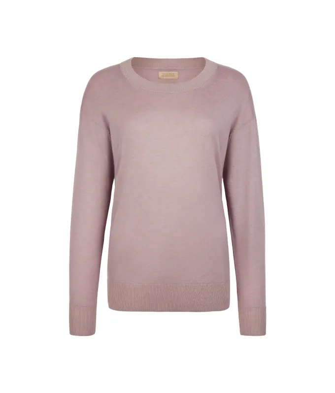Girocollo con spacchi in Cashmere Ultrafine