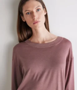Girocollo con spacchi in Cashmere Ultrafine
