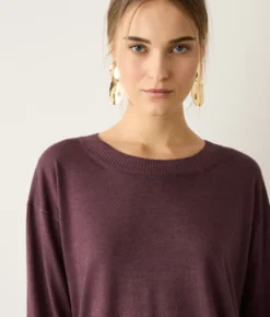 Girocollo con spacchi in Cashmere Ultrafine