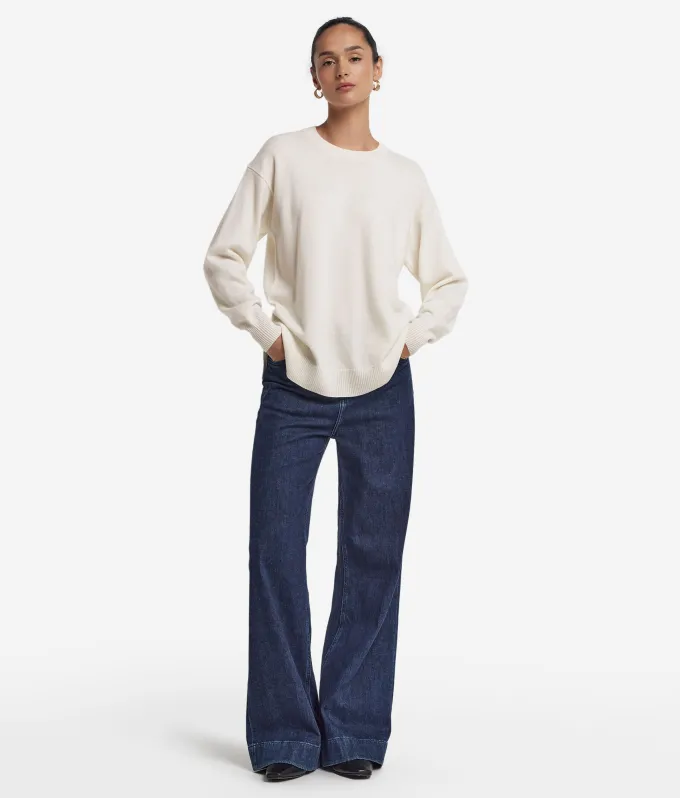 Girocollo con spacchi in Cashmere Ultrasoft