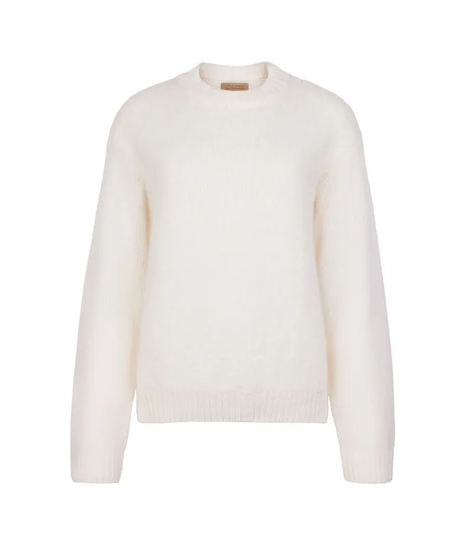 Girocollo in Cashmere Bouclé
