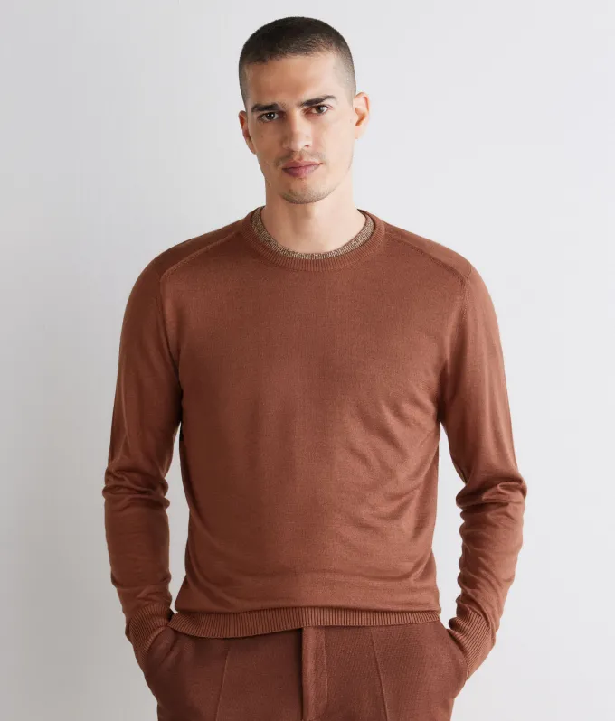 Girocollo in Cashmere Silkfine