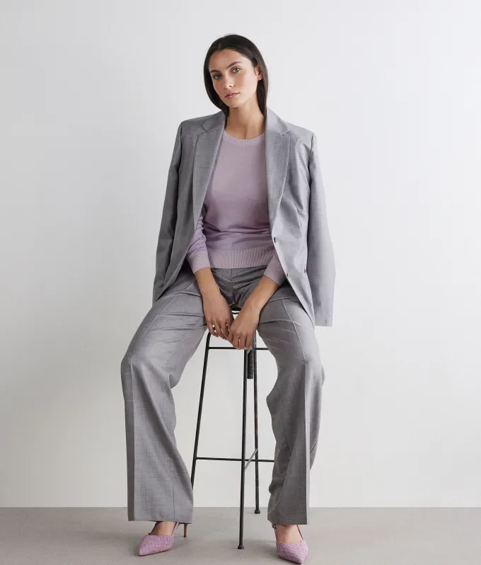 Girocollo in Cashmere Silkfine