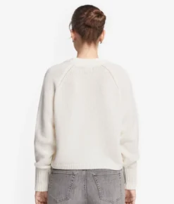Girocollo in cashmere tricot